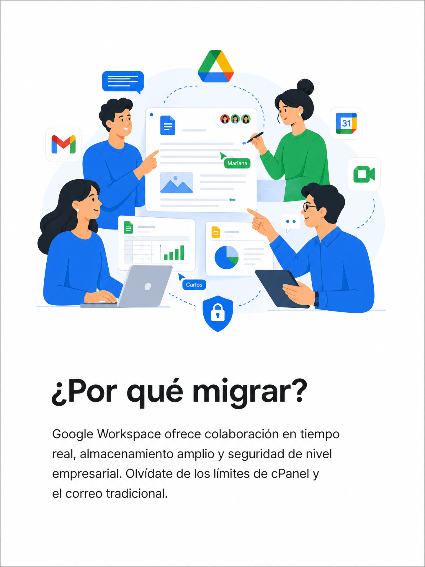 Página del ebook: ¿Por qué migrar a Google Workspace?